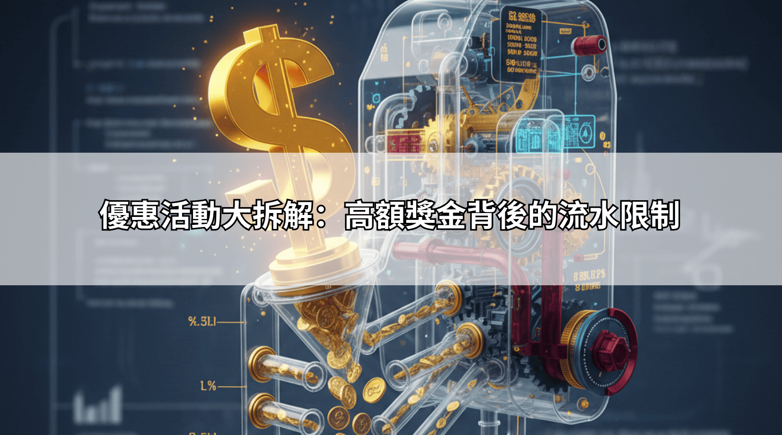 優惠活動大拆解：高額獎金背後的流水限制