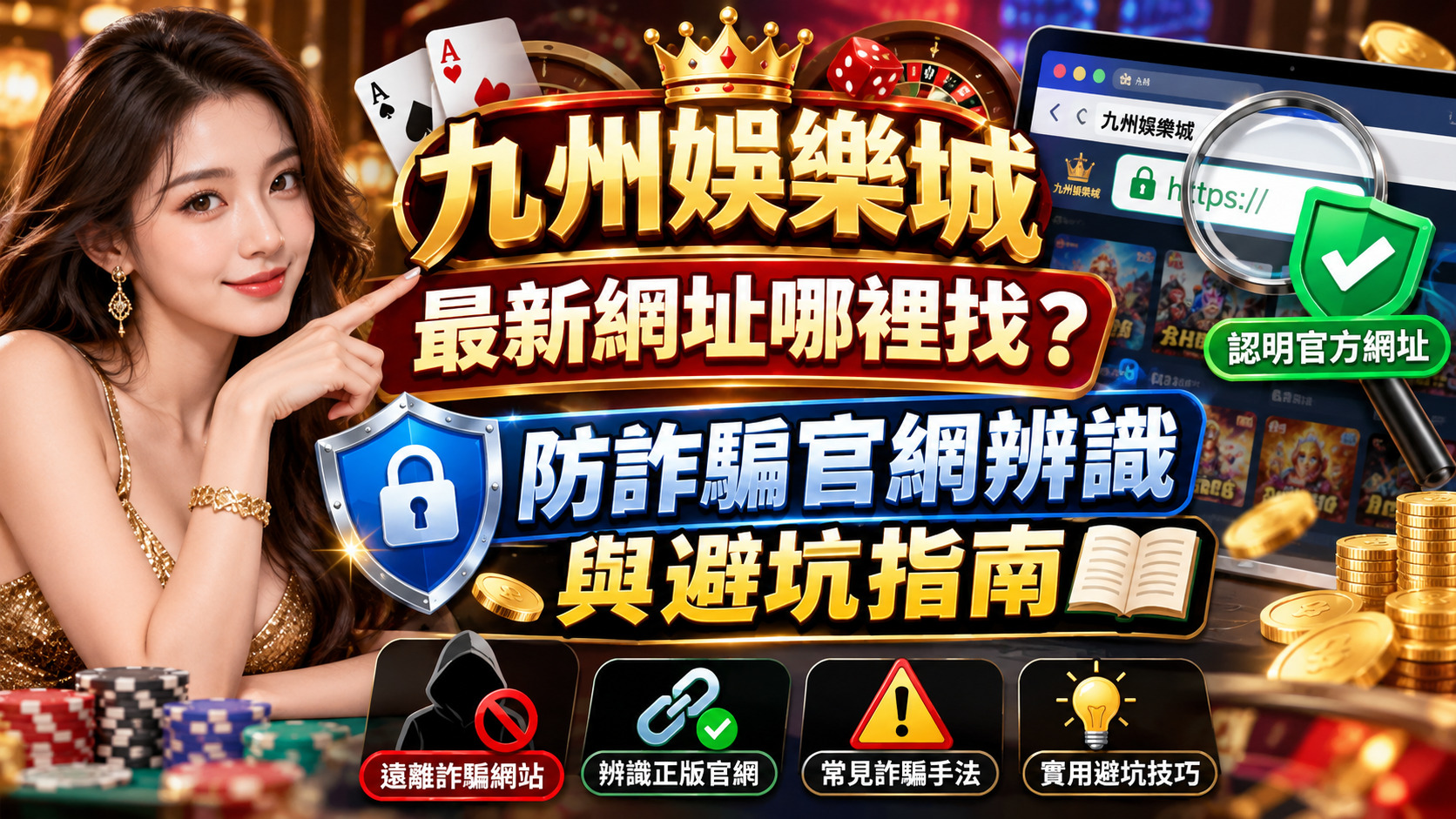 九州娛樂城最新網址哪裡找？防詐騙官網辨識與避坑指南