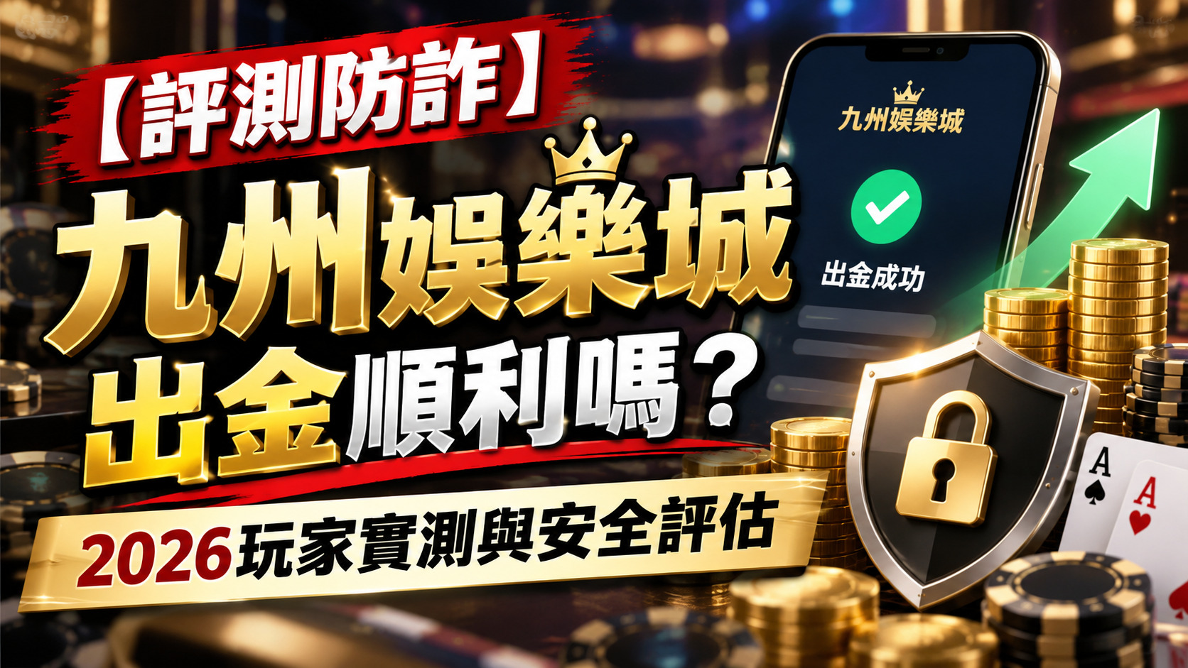 【評測防詐】九州娛樂城出金順利嗎？2026玩家實測與安全評估