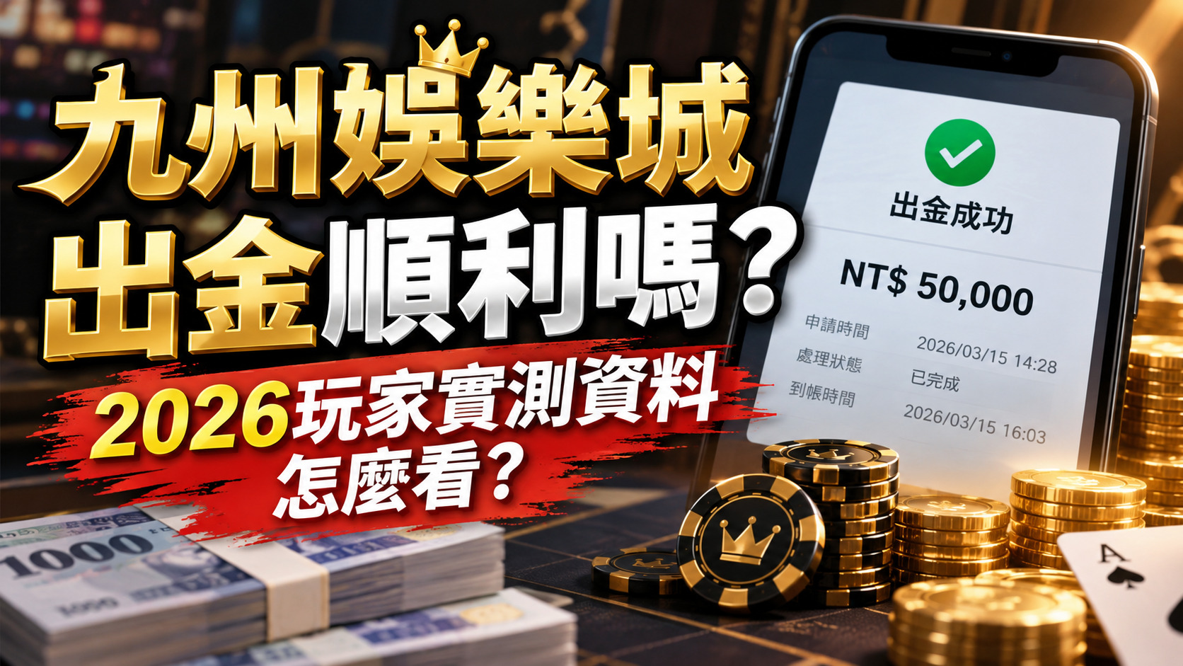 九州娛樂城出金順利嗎?2026玩家實測資料怎麼看?